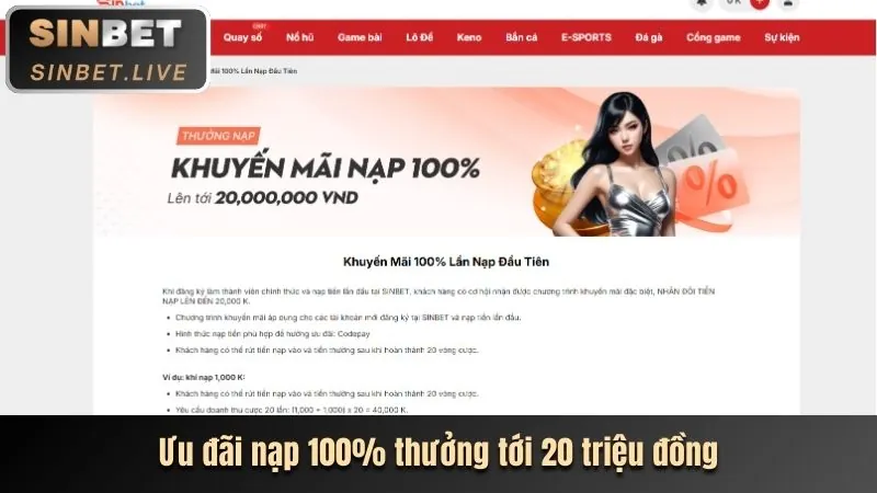 Ưu đãi chào mừng win94